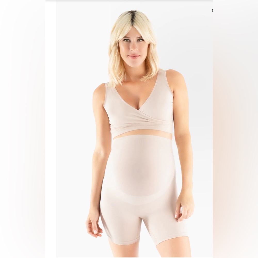 BELLY BANDIT Thighs Disguise Maternity Support Shorts (Nude, Size S)